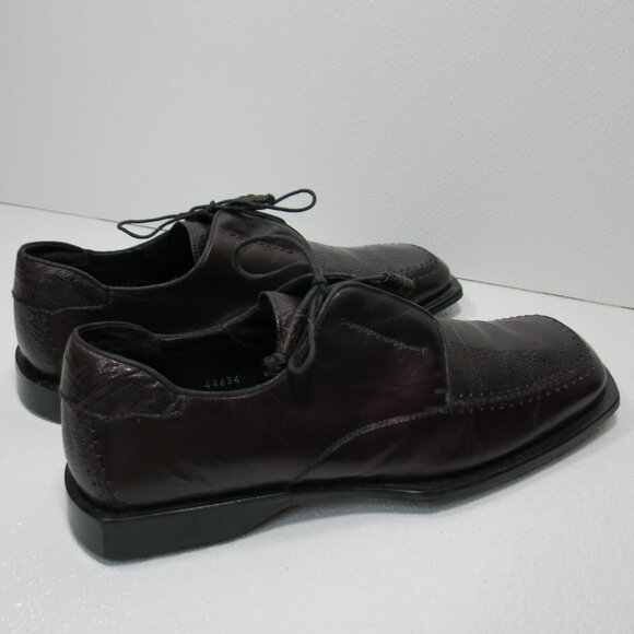 City Slicker Shoes Genuine Ostrich Dress Oxfords Men\'s Footwear Spain Sz 12 M main image 4